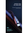 Joyroom Sharp Series S-M411 USB-A / micro USB 3A 2m Cable with Charging Indicator - Black