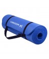 Wozinsky exercise mat 181 x 63 x 0.9 cm thick gymnastic yoga mat blue