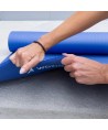 Wozinsky exercise mat 181 x 63 x 0.9 cm thick gymnastic yoga mat blue