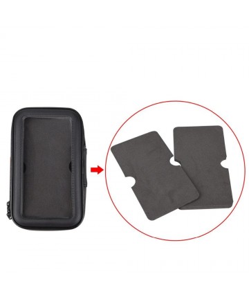Bike Phone waterproof Mount, Universal Case Bicycle & Motorcycle Phone Holder Mount Size XL (max phone size: 165 mm x 80 mm) bla