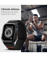 Spigen Lite Fit Pro Case with Strap for Apple Watch 4 / 5 / 6 / 7 / 8 / 9 / SE (44 / 45 mm) - Matte Black