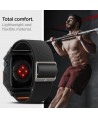Spigen Lite Fit Pro Case with Strap for Apple Watch 4 / 5 / 6 / 7 / 8 / 9 / SE (44 / 45 mm) - Matte Black