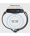 Spigen Lite Fit Pro Case with Strap for Apple Watch 4 / 5 / 6 / 7 / 8 / 9 / SE (44 / 45 mm) - Matte Black