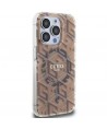 Guess IML GCube MagSafe case for iPhone 15 Pro Max - brown