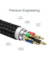Choetech IP0039 USB-C / Lightning MFi cable, 1.2m long - black