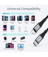 Choetech IP0039 USB-C / Lightning MFi cable, 1.2m long - black