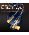 Joyroom Gaming Cable S-CL020A6 Lightning (angled) / USB-C (straight) 20W 1.2 m - blue