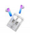 TWS Joyroom JR-TC1 IceLens Series wireless headphones with LED lights - white