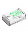TWS Joyroom JR-TC1 IceLens Series wireless headphones with LED lights - white