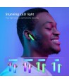 TWS Joyroom JR-TC1 IceLens Series wireless headphones with LED lights - white