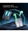 TWS Joyroom JR-TC1 IceLens Series wireless headphones with LED lights - white