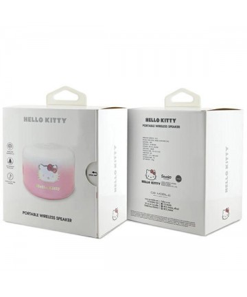 Hello Kitty Electroplate Gradient Bluetooth speaker - pink