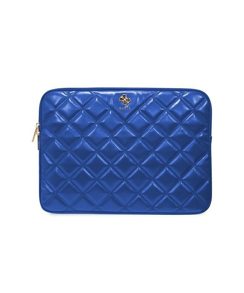 Guess 4G Quilted case for a 14" laptop - blue
