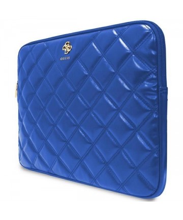 Guess 4G Quilted case for a 14" laptop - blue