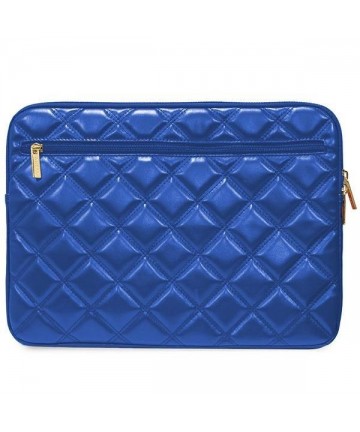Guess 4G Quilted case for a 14" laptop - blue