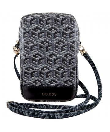 Guess Zip GCube Bottom Stripe phone bag - black