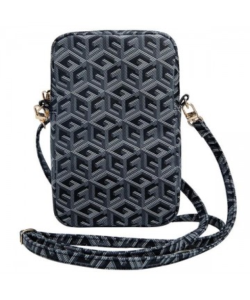Guess Zip GCube Bottom Stripe phone bag - black