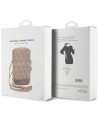 Guess Zip GCube Bottom Stripe phone bag - brown