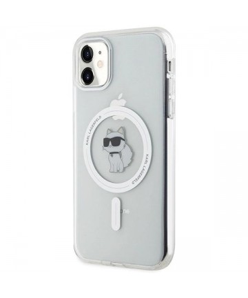 Karl Lagerfeld IML Choupette MagSafe case for iPhone 11 / Xr - transparent