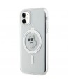 Karl Lagerfeld IML Choupette MagSafe case for iPhone 11 / Xr - transparent