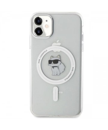 Karl Lagerfeld IML Choupette MagSafe case for iPhone 11 / Xr - transparent