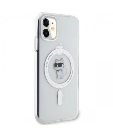 Karl Lagerfeld IML Choupette MagSafe case for iPhone 11 / Xr - transparent