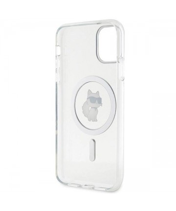 Karl Lagerfeld IML Choupette MagSafe case for iPhone 11 / Xr - transparent