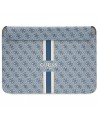 Guess 4G Printed Stripes cover for a 16" laptop - blue