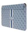 Guess 4G Printed Stripes cover for a 16" laptop - blue