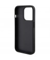 Guess Grip Stand 4G Triangle Strass case for iPhone 15 Pro - black