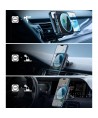 ESR Halolock Magnetic QI2 Car Holder with MagSafe 15W Inductive Charger for Air Vent - Black