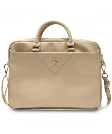 Guess Triangle 4G bag for a 16" laptop - gold