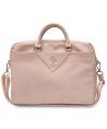 Guess Triangle 4G bag for a 16" laptop - pink