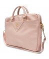 Guess Triangle 4G bag for a 16" laptop - pink
