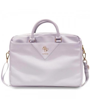 Guess Triangle 4G bag for a 16" laptop - purple