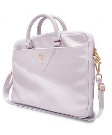 Guess Triangle 4G bag for a 16" laptop - purple