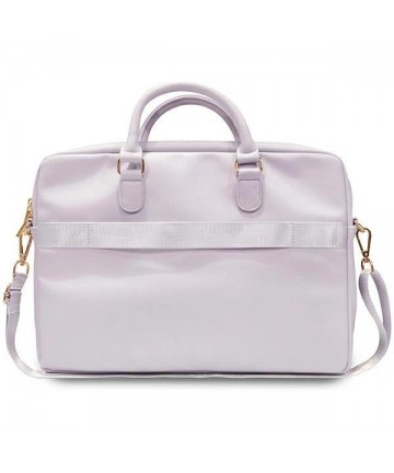 Guess Triangle 4G bag for a 16" laptop - purple