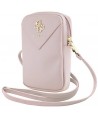 Guess Zip Triangle 4G bag - pink