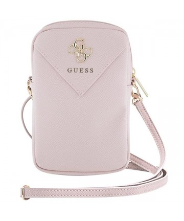 Guess Zip Triangle 4G bag - pink