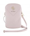Guess Zip Triangle 4G bag - pink