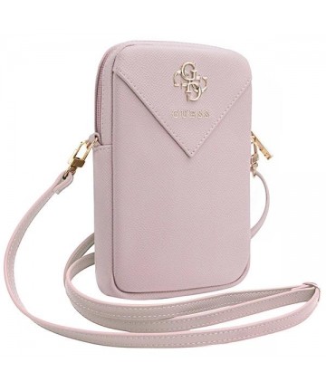 Guess Zip Triangle 4G bag - pink
