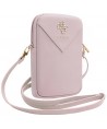 Guess Zip Triangle 4G bag - pink