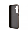 Guess 4G Metal Gold Logo case for Samsung Galaxy S24 - brown