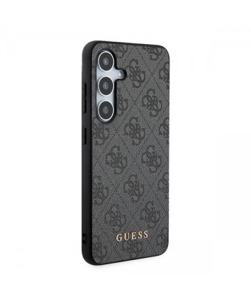 Guess 4G Metal Gold Logo case for Samsung Galaxy S24 - black