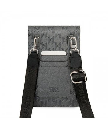 Karl Lagerfeld Ikonik Karl Monogram Patch bag - silver