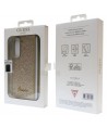 Guess Glitter Script case for Samsung Galaxy Z Fold 5 - gold