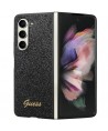 Guess Glitter Script case for Samsung Galaxy Z Fold 5 - black
