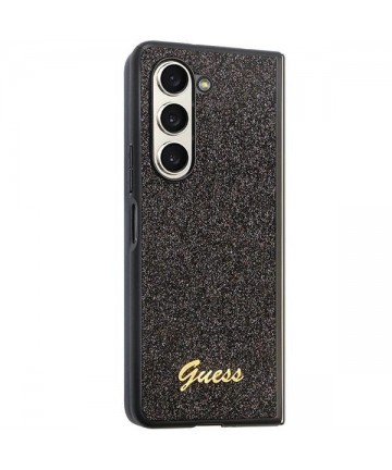Guess Glitter Script case for Samsung Galaxy Z Fold 5 - black