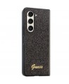 Guess Glitter Script case for Samsung Galaxy Z Fold 5 - black