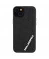 Karl Lagerfeld 3D Rubber Multi Logo case for iPhone 15 Plus - black